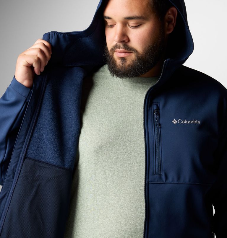 Men's Ascender II Hooded Softshell Jacket - Big, Color: Collegiate Navy, image 6