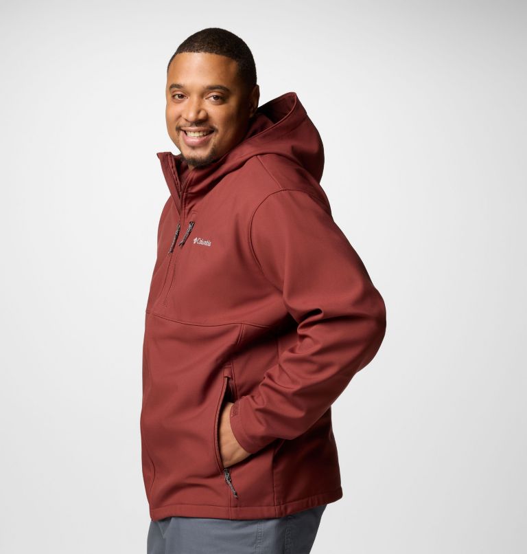 Men's Ascender II Hooded Softshell Jacket - Big, Color: Spice, image 4