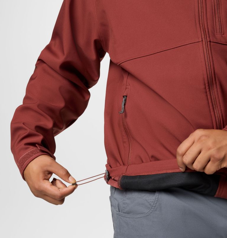 Men's Ascender II Hooded Softshell Jacket - Big, Color: Spice, image 6