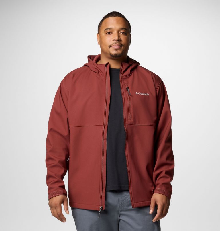 Men's Ascender II Hooded Softshell Jacket - Big, Color: Spice, image 7