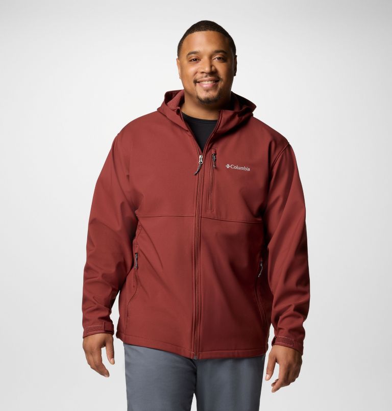 Men's Ascender II Hooded Softshell Jacket - Big, Color: Spice, image 1