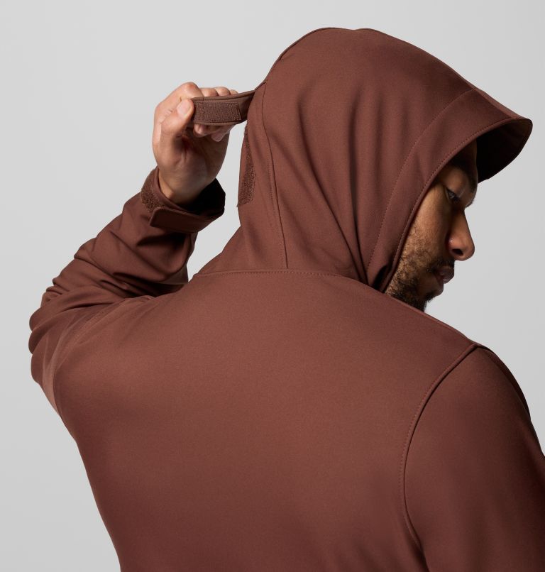 Men's Ascender II Hooded Softshell Jacket - Tall, Color: Tobacco, image 9