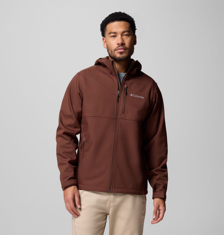 Men's Ascender II Hooded Softshell Jacket - Tall, Color: Tobacco, image 1