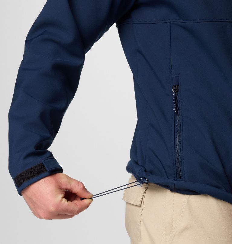 Men's Ascender II Hooded Softshell Jacket - Tall, Color: Collegiate Navy, image 6