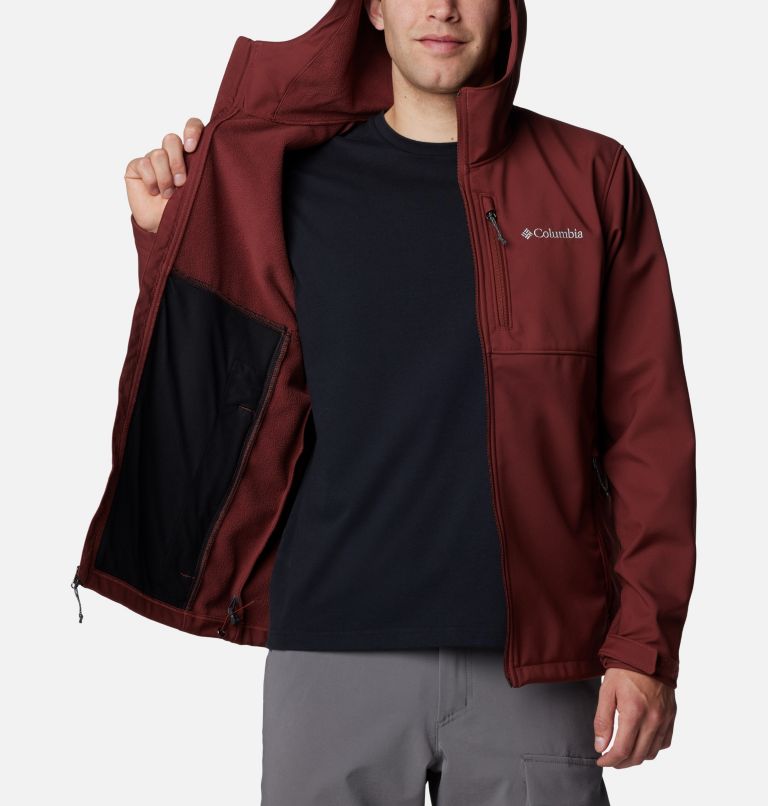 Men's Ascender II Hooded Softshell Jacket - Tall, Color: Spice, image 5