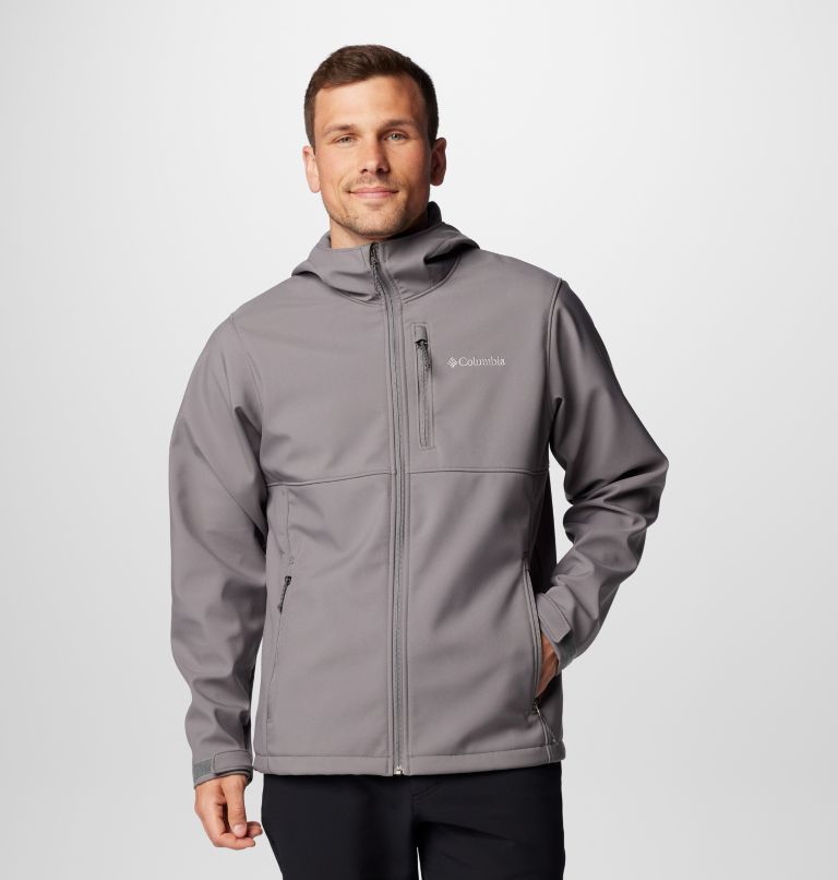 Veste randonnée softshell homme sale