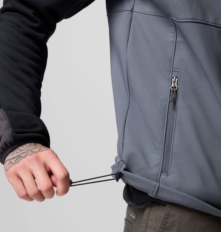 Men's Ascender II Softshell Vest, Color: Graphite, image 6