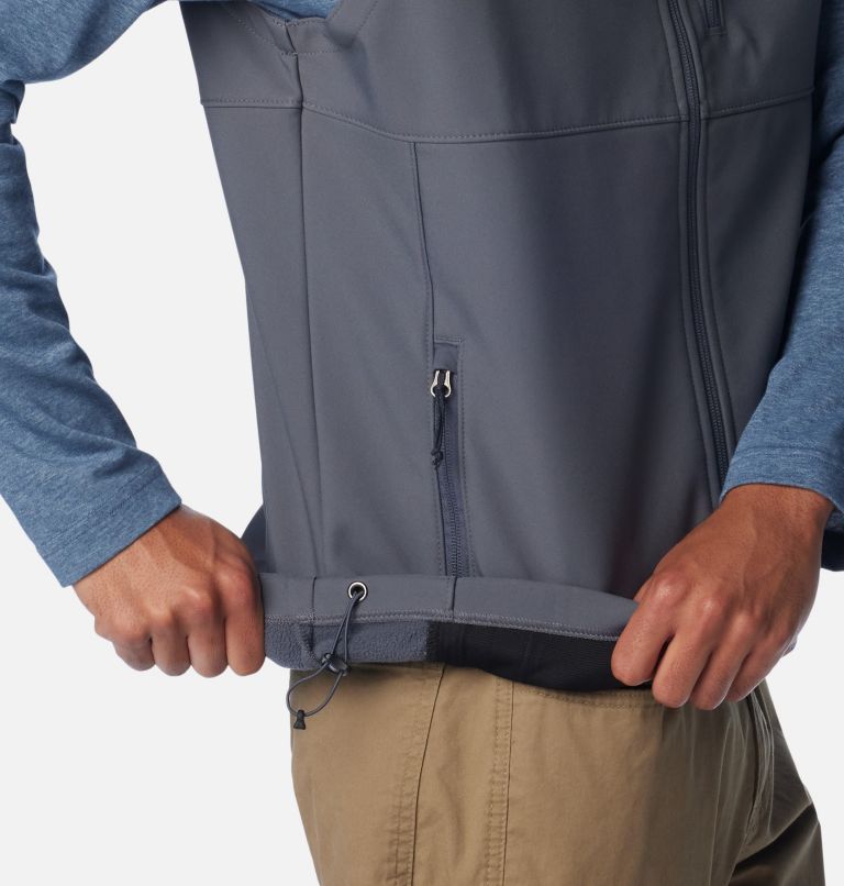 Men's Ascender II Softshell Vest, Color: Graphite, image 7