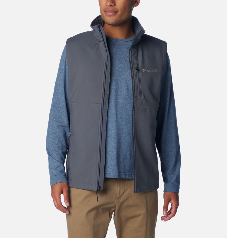 Men's Ascender II Softshell Vest, Color: Graphite, image 8