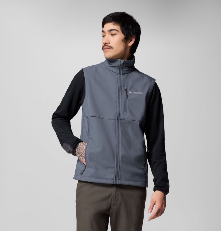Men's Ascender II Softshell Vest, Color: Graphite, image 1
