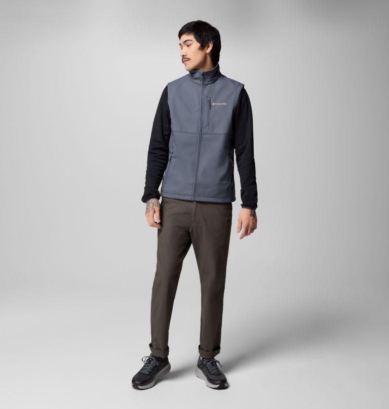 Men's Ascender II Softshell Vest, Color: Graphite, image 2