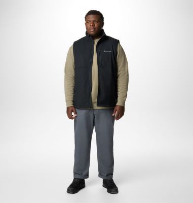 Gilet de Randonnée Softshell Sans Manches Ascender II Homme – Grande Taille, Color: Black, image 7