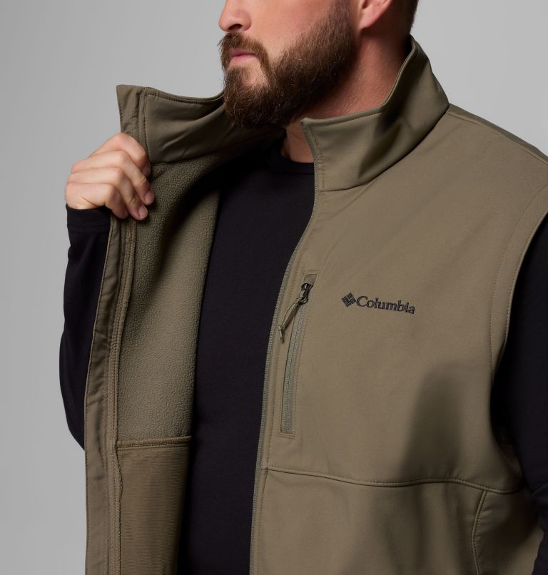 Men's Ascender II Softshell Vest - Big, Color: Stone Green, image 6