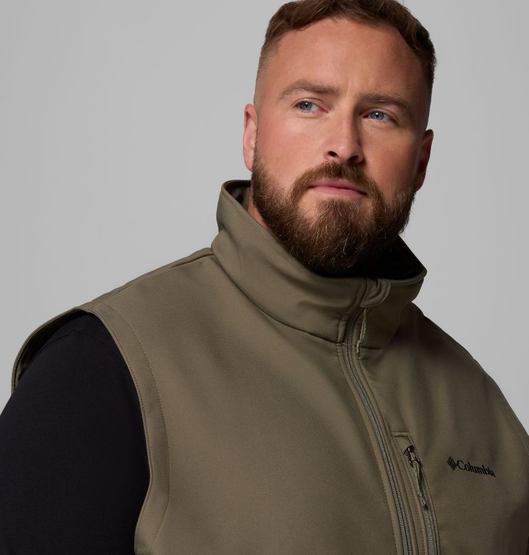 Men's Ascender II Softshell Vest - Big, Color: Stone Green, image 7