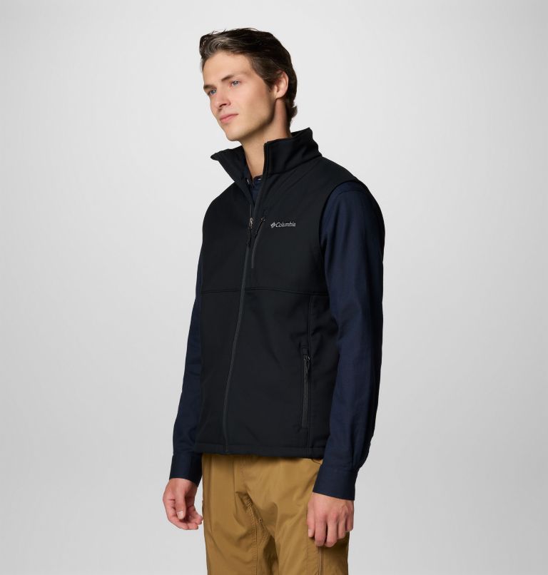 Men's Ascender II Softshell Vest - Tall, Color: Black, image 4