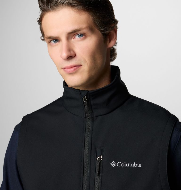 Men's Ascender II Softshell Vest - Tall, Color: Black, image 5