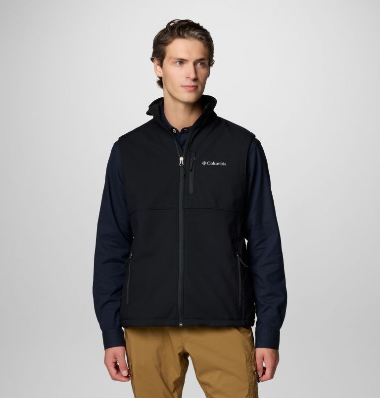 Men's Ascender II Softshell Vest - Tall, Color: Black, image 1