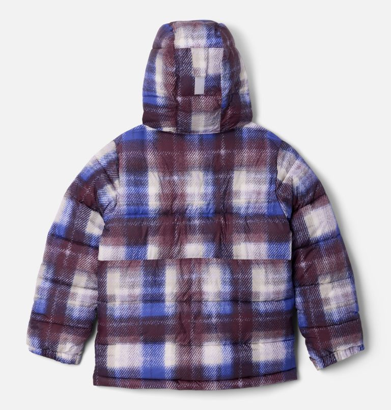 Kids' Pike Lake II Printed Hooded Jacket, Color: Snowdrift Omblur, image 2