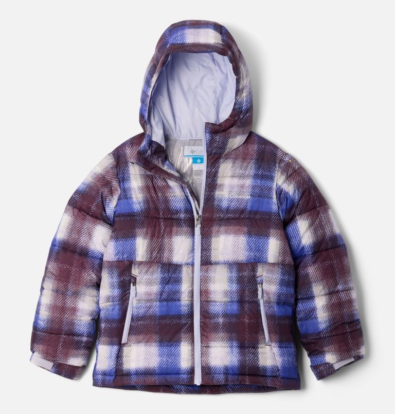 Kids' Pike Lake II Printed Hooded Jacket, Color: Snowdrift Omblur, image 1