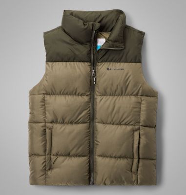 Gilet sans manches Puffect pour enfants, Color: Stone Green, Greenscape, image 8