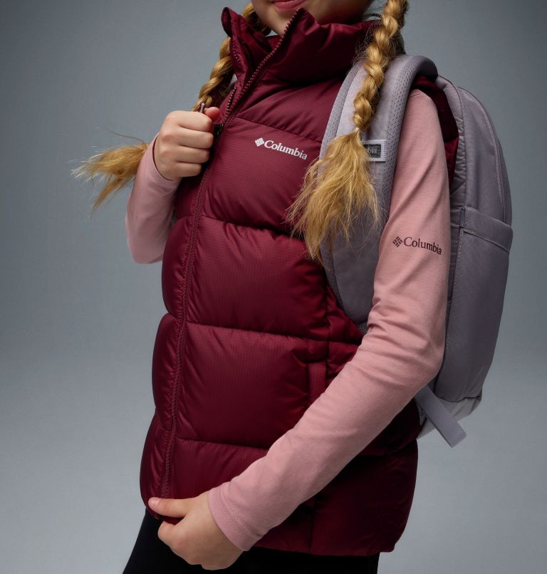 Gilet sans manches Puffect pour enfants, Color: Rich Wine, image 4