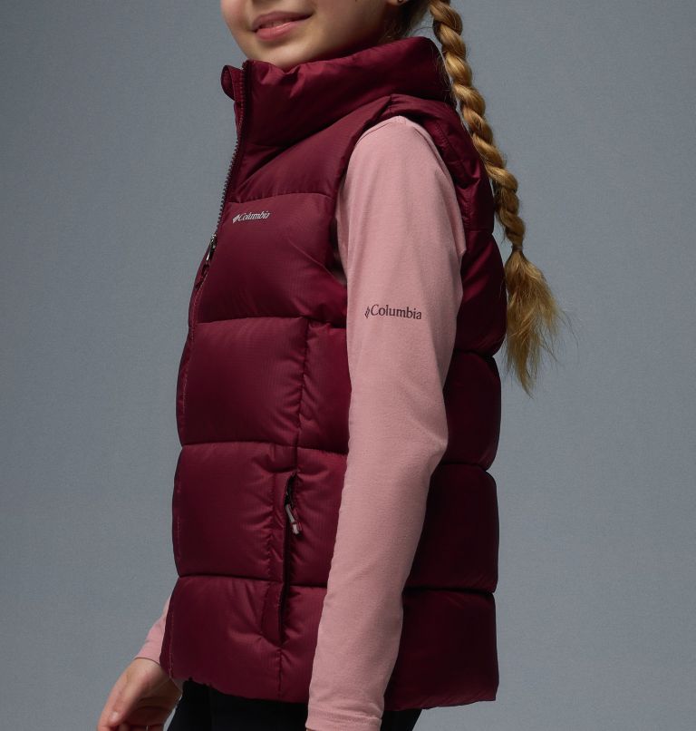 Gilet sans manches Puffect pour enfants, Color: Rich Wine, image 6