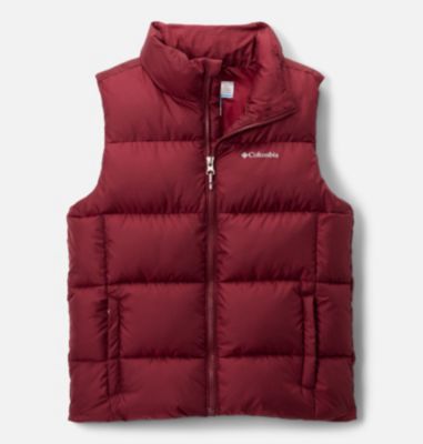 Youth Puffect Puffer Vest, Color: Rich Wine, image 1