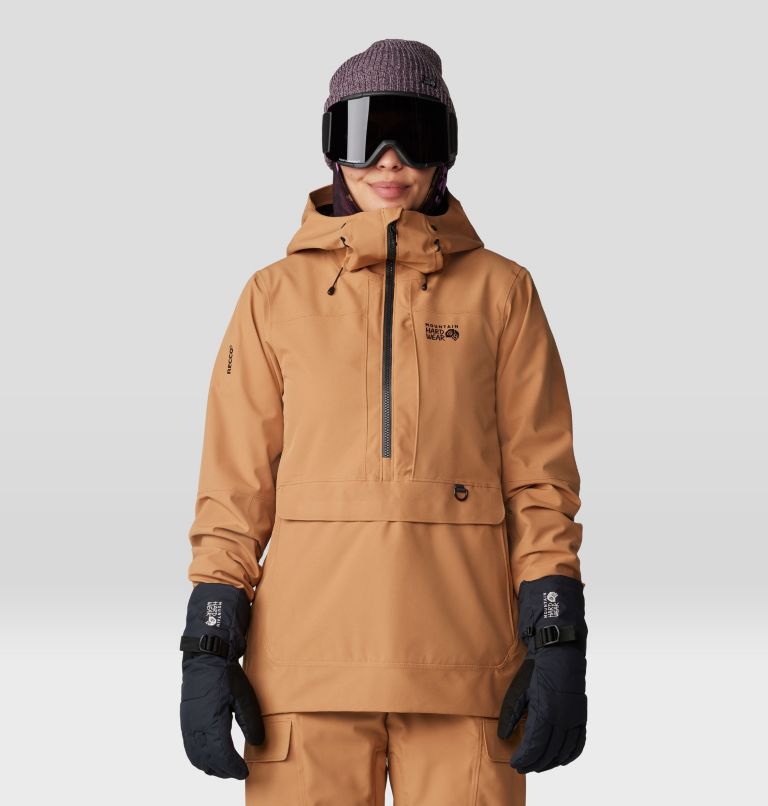 Women's Powder Maven Anorak, Color: Copper Clay, image 12