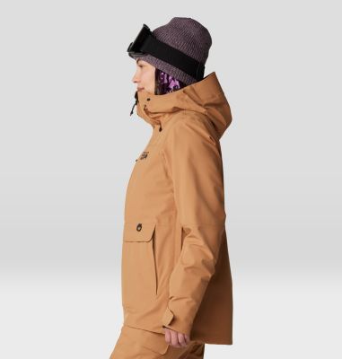 Women's Powder Maven Anorak, Color: Copper Clay, image 11