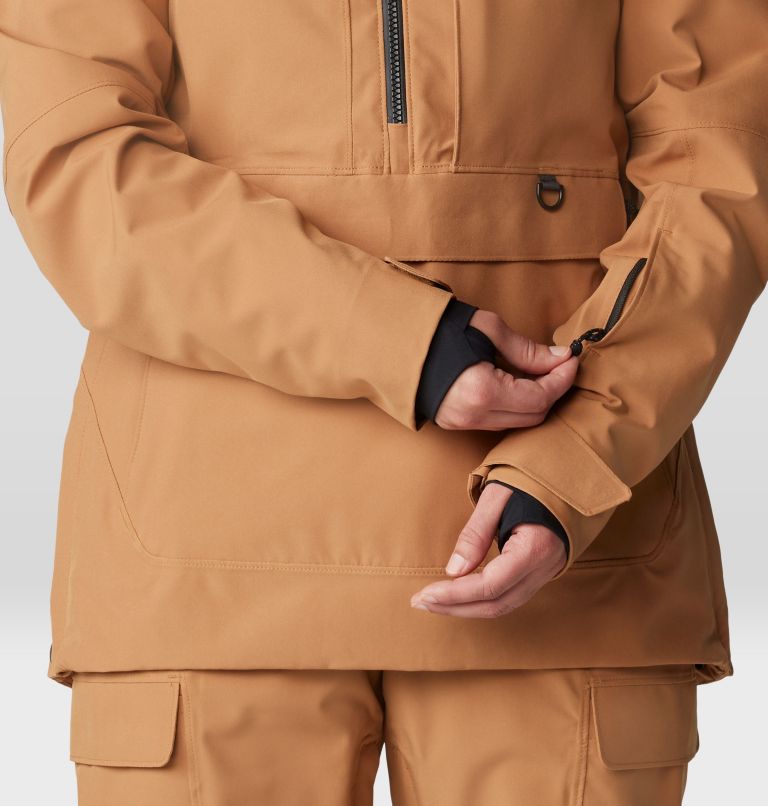 Women's Powder Maven Anorak, Color: Copper Clay, image 11
