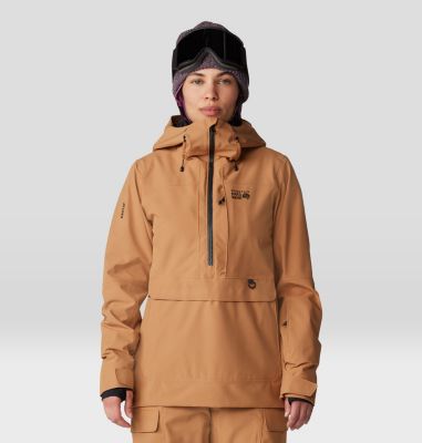 Women's Powder Maven Anorak, Color: Copper Clay, image 9