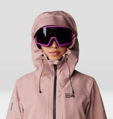 Women's Powder Maven Anorak, Color: Smoky Quartz, Smoky Quartz Vapors Print, image 8