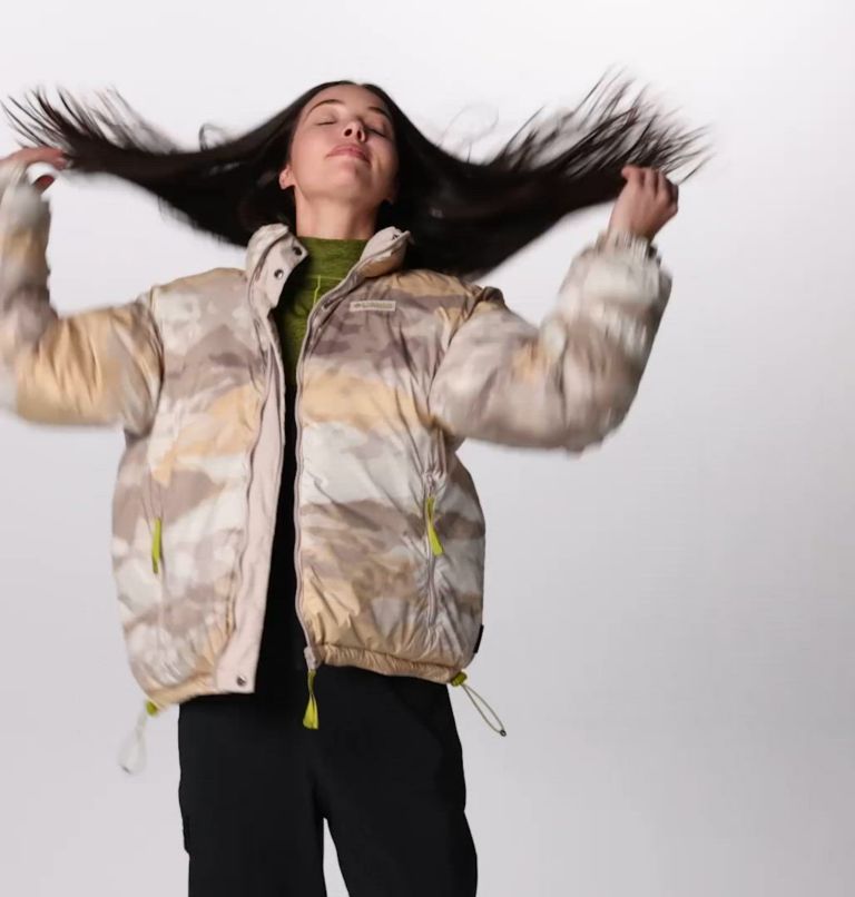 Unisex Wallowa Reversible Insulated Jacket, Color: Crushed Clay, Wallowa Mtns Print