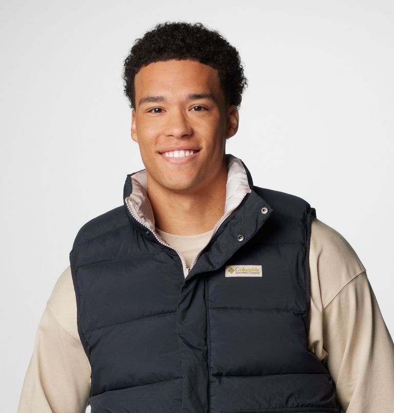 Unisex Wallowa Reversible Vest, Color: Black, Wallowa Mtns Print, image 8