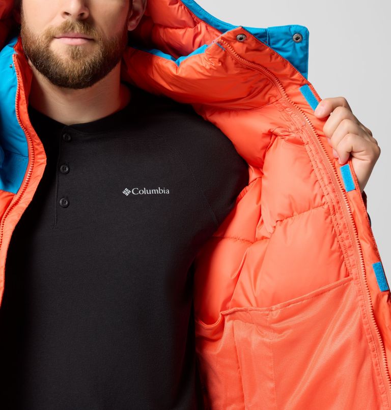 Men's Snowqualmie II Jacket, Color: Zing, Compass Blue, image 10