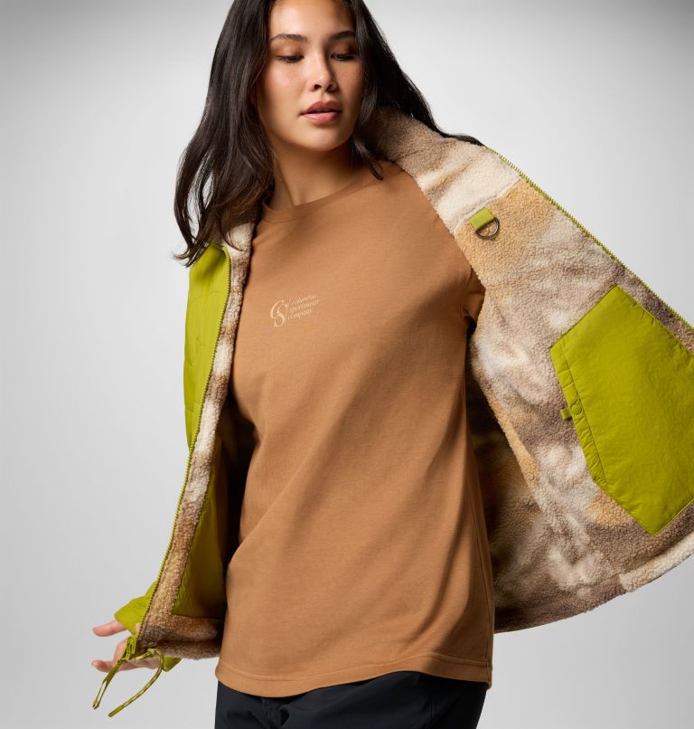 Chaqueta reversible con aislamiento Wallowa Panorama unisex, Color: Python Green, Wallowa Mtns Print, image 8