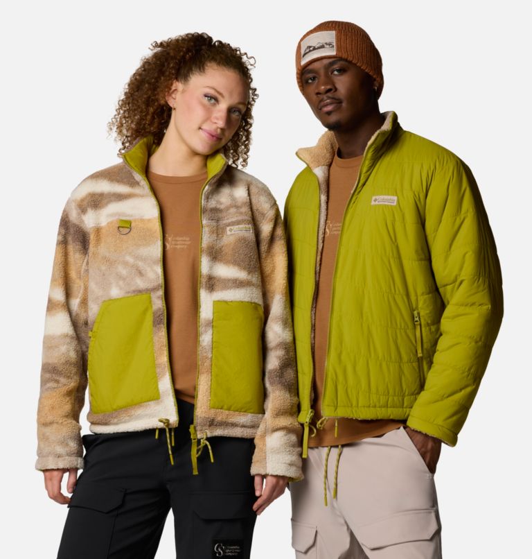 Chaqueta reversible con aislamiento Wallowa Panorama unisex, Color: Python Green, Wallowa Mtns Print, image 1