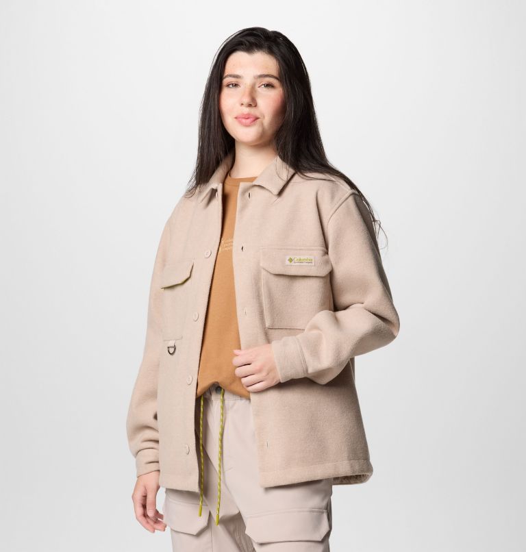 Unisex Wallowa Shirt Jacket, Color: Crushed Clay, image 3
