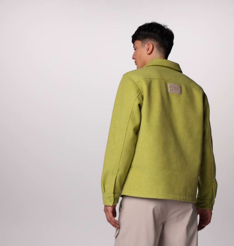 Unisex Wallowa Shirt Jacket, Color: Python Green