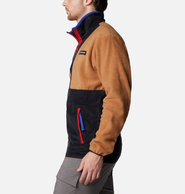 Chaqueta de forro polar Backbowl II para hombre, Color: Camel Brown, Black, image 3