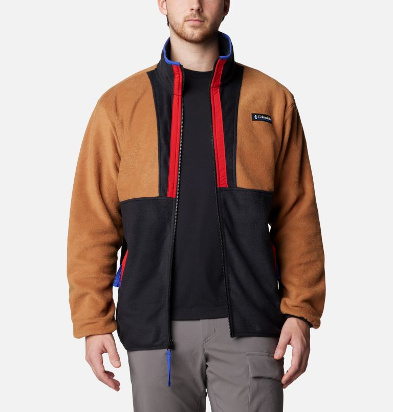 Chaqueta de forro polar Backbowl II para hombre, Color: Camel Brown, Black, image 6