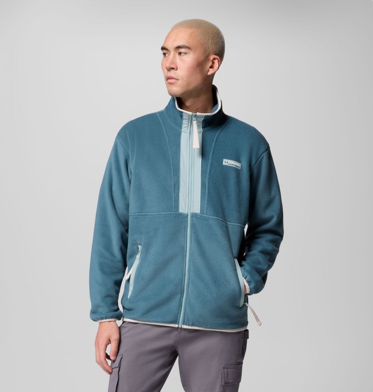 Men's Backbowl II Full Zip Fleece Jacket, Color: Everblue, Crushed Blue, image 1