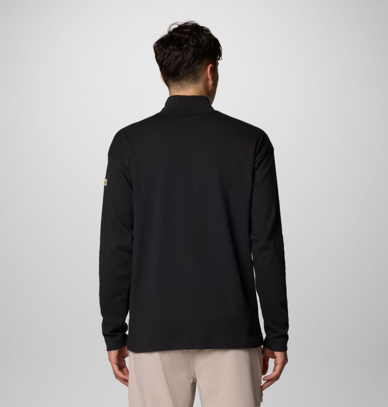 Unisex Wallowa Graphic Long Sleeve T-Shirt, Color: Black, image 4