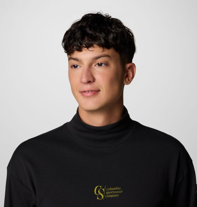 Unisex Wallowa Graphic Long Sleeve T-Shirt, Color: Black, image 7