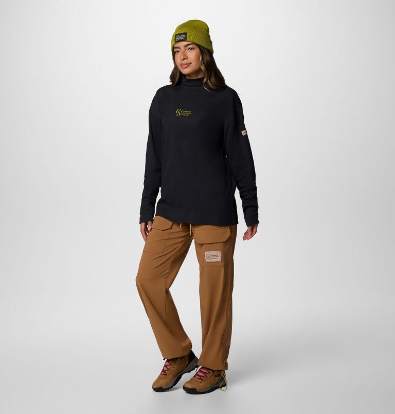 Unisex Wallowa Graphic Long Sleeve T-Shirt, Color: Black, image 10