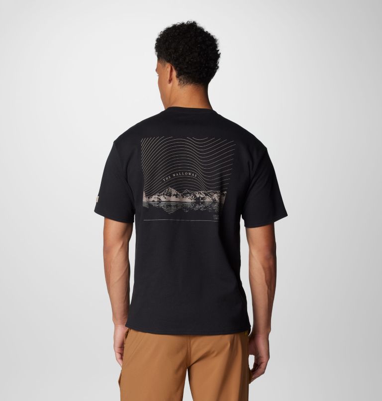 Unisex Wallowa Graphic T-Shirt, Color: Black, image 2