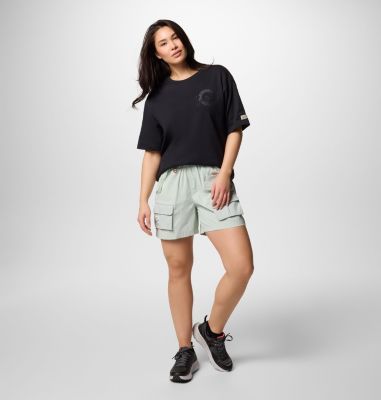 Unisex Wallowa Graphic T-Shirt, Color: Black, Seashells, image 4