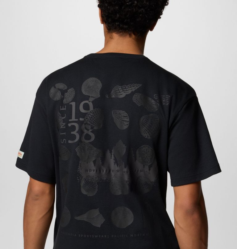 Camiseta estampada Wallowa unisex, Color: Black, Seashells, image 7