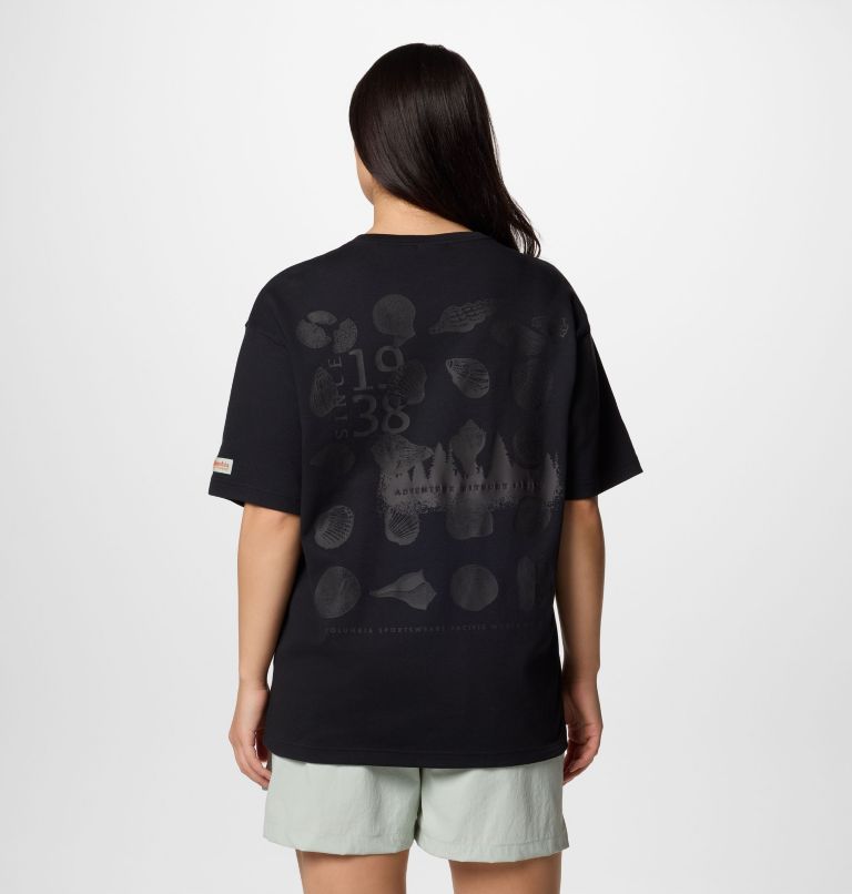 Camiseta estampada Wallowa unisex, Color: Black, Seashells, image 8