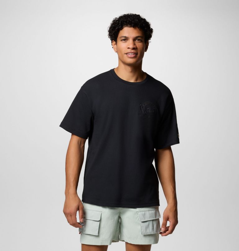 Camiseta estampada Wallowa unisex, Color: Black, Seashells, image 1